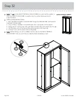 Предварительный просмотр 38 страницы Sauder HomePlus 422428 Instruction Booklet