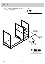 Предварительный просмотр 17 страницы Sauder International Lux 430877 Instruction Booklet