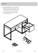 Предварительный просмотр 25 страницы Sauder International Lux 430877 Instruction Booklet