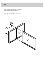 Предварительный просмотр 5 страницы Sauder Kitchen Cart 419324 Instruction Booklet