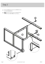 Предварительный просмотр 6 страницы Sauder Kitchen Cart 419324 Instruction Booklet