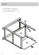 Предварительный просмотр 8 страницы Sauder Kitchen Cart 419324 Instruction Booklet