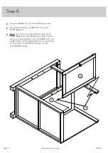 Предварительный просмотр 10 страницы Sauder Kitchen Cart 419324 Instruction Booklet