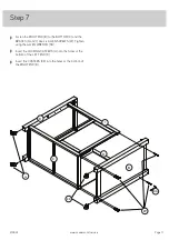 Предварительный просмотр 11 страницы Sauder Kitchen Cart 419324 Instruction Booklet