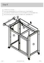 Предварительный просмотр 12 страницы Sauder Kitchen Cart 419324 Instruction Booklet