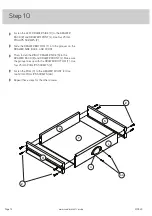 Предварительный просмотр 14 страницы Sauder Kitchen Cart 419324 Instruction Booklet