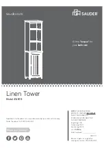 Предварительный просмотр 1 страницы Sauder Linen Tower 414819 Manual