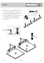 Предварительный просмотр 5 страницы Sauder Linen Tower 414819 Manual