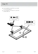 Предварительный просмотр 14 страницы Sauder Linen Tower 414819 Manual