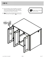 Предварительный просмотр 19 страницы Sauder Litter Box Credenza Manual