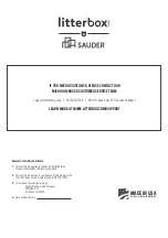 Предварительный просмотр 20 страницы Sauder litterbox 427333 Manual