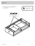 Предварительный просмотр 15 страницы Sauder Mates Bed 423003 Instruction Booklet