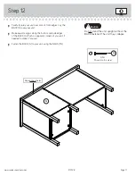 Предварительный просмотр 17 страницы Sauder New Grange 419128 Instruction Booklet