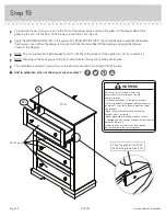 Предварительный просмотр 24 страницы Sauder New Grange 420021 Manual