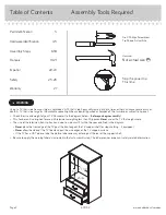 Предварительный просмотр 2 страницы Sauder Orchard Hills 401292 Instruction Booklet