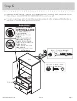 Предварительный просмотр 17 страницы Sauder Orchard Hills 401292 Instruction Booklet