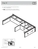 Предварительный просмотр 17 страницы Sauder Orchard Hills 418650 Manual