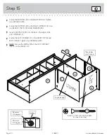 Предварительный просмотр 20 страницы Sauder Orchard Hills 418650 Manual