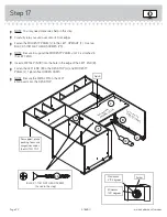 Предварительный просмотр 22 страницы Sauder Orchard Hills 418650 Manual