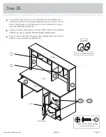 Предварительный просмотр 31 страницы Sauder Orchard Hills 418650 Manual