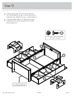 Предварительный просмотр 17 страницы Sauder Orchard Hills 418651 Manual