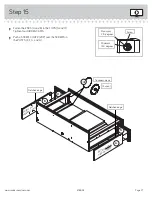 Предварительный просмотр 21 страницы Sauder Orchard Hills 418653 Manual