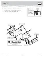 Предварительный просмотр 27 страницы Sauder Orchard Hills 418653 Manual