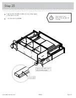 Предварительный просмотр 29 страницы Sauder Orchard Hills 418653 Manual