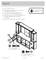 Предварительный просмотр 35 страницы Sauder Orchard Hills 418653 Manual