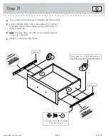 Предварительный просмотр 37 страницы Sauder Orchard Hills 418653 Manual