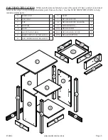 Предварительный просмотр 3 страницы Sauder Original Cottage Collection 414684 Instruction Booklet