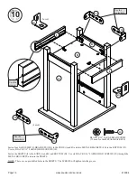 Предварительный просмотр 14 страницы Sauder Original Cottage Collection 414684 Instruction Booklet