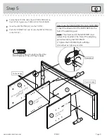 Preview for 9 page of Sauder Palladia 411864 Manual