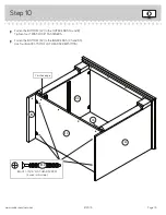 Предварительный просмотр 15 страницы Sauder Palladia 412015 Manual