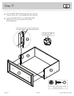 Предварительный просмотр 22 страницы Sauder Palladia 412015 Manual