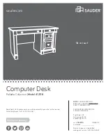 Sauder Palladia 412116 Assembly Instructions Manual preview