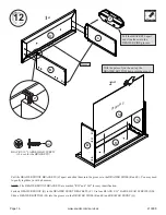 Preview for 16 page of Sauder Palladia 413998 Manual