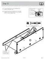 Предварительный просмотр 17 страницы Sauder Palladia Collection Credenza 412079 Instruction Booklet