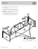 Предварительный просмотр 21 страницы Sauder Palladia Collection Credenza 412079 Instruction Booklet