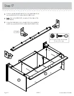 Предварительный просмотр 22 страницы Sauder Palladia Collection Credenza 412079 Instruction Booklet