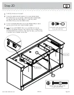 Предварительный просмотр 25 страницы Sauder Palladia Collection Credenza 412079 Instruction Booklet