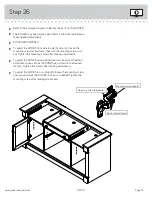 Предварительный просмотр 31 страницы Sauder Palladia Collection Credenza 412079 Instruction Booklet