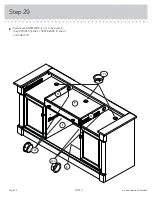 Предварительный просмотр 34 страницы Sauder Palladia Collection Credenza 412079 Instruction Booklet