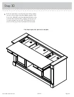 Предварительный просмотр 35 страницы Sauder Palladia Collection Credenza 412079 Instruction Booklet