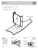 Предварительный просмотр 8 страницы Sauder Pinwheel 421886 Manual