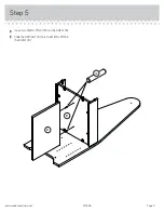 Предварительный просмотр 9 страницы Sauder Pinwheel 421886 Manual