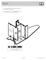 Предварительный просмотр 10 страницы Sauder Pinwheel 421886 Manual