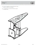 Предварительный просмотр 11 страницы Sauder Pinwheel 421886 Manual