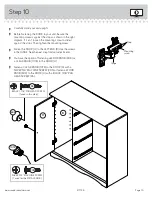 Предварительный просмотр 15 страницы Sauder Pogo 417146 Instruction Booklet