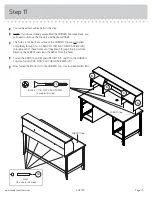 Предварительный просмотр 15 страницы Sauder Shoal Creek 408750 Manual